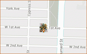 flowers on 1st map thumbnail, 1855 W.1st Ave, #21 Vancouver BC V6P 6A8